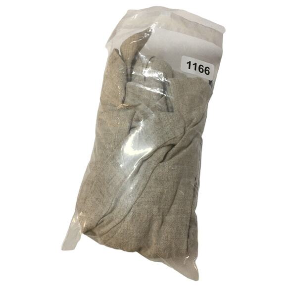 ee:some Romper Womens S Linen Cotton Belted Sleeveless Button Front Summer Beige - Picture 10 of 10